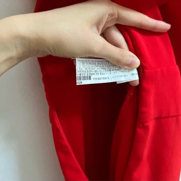 Zara Ruffled Off-The-Shoulder Jumpsuit S - Picture 13 of 14